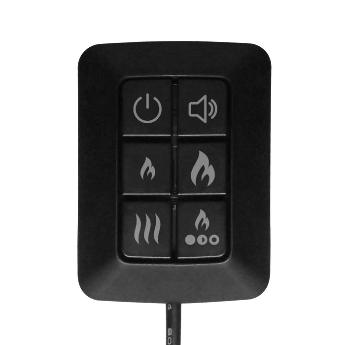 Dimplex Optimyst RGB Pro Box Vapor Fireplace - wired wall control keypad