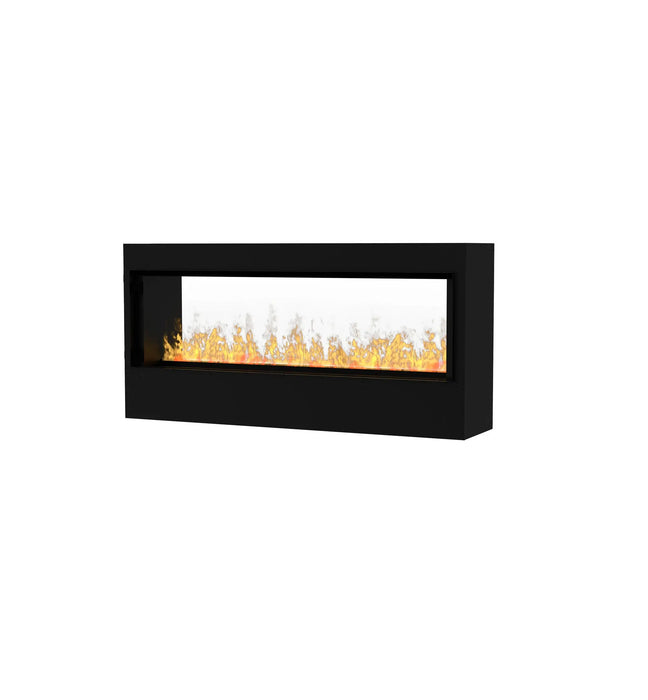 Dimplex Optimyst RGB Pro Box 60" Vapor Fireplace - angled view from the right with the box open on both sides