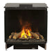 Dimplex Optimyst e-MatriX 35" Electric Firebox, Front-Facing FEF3226L1 - front view with logs and flames