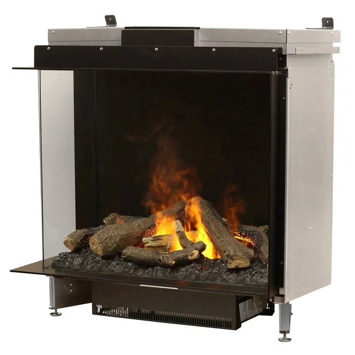 Dimplex Optimyst e-MatriX 37" Electric Firebox, Left-Facing FEF3226L2L - angled view from the right