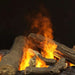 Dimplex Optimyst e-MatriX 37" Electric Firebox, Right-Facing FEF3226L2R - close-up of logs and flames