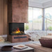 Dimplex Optimyst e-MatriX 39" Electric Firebox, Three-Sided Bay FEF3226L3 - installed three-sided in a copper column