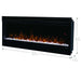 Dimplex Prism Linear Electric Fireplace - angled view with dimensions (view 2)