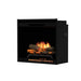 Dimplex Revillusion 24" Built-In Electric Firebox, Black REV24-BL - angled view from the right
