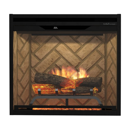Dimplex Revillusion 24" Built-In Electric Firebox, Herringbone - REV24-HB Dimplex Dreamwood Living
