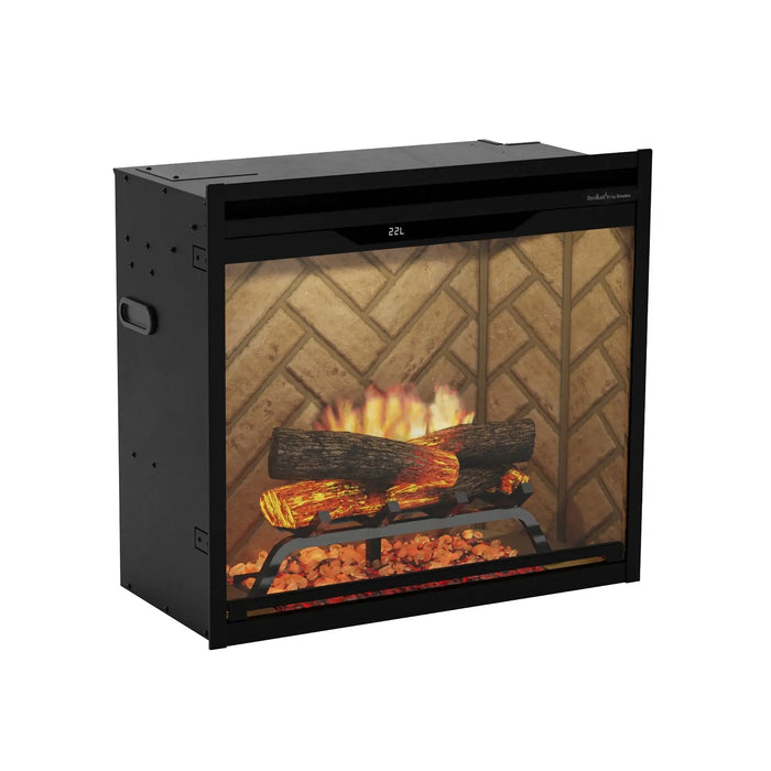Dimplex Revillusion 24" Built-In Electric Firebox, Herringbone - REV24-HB Dimplex Dreamwood Living