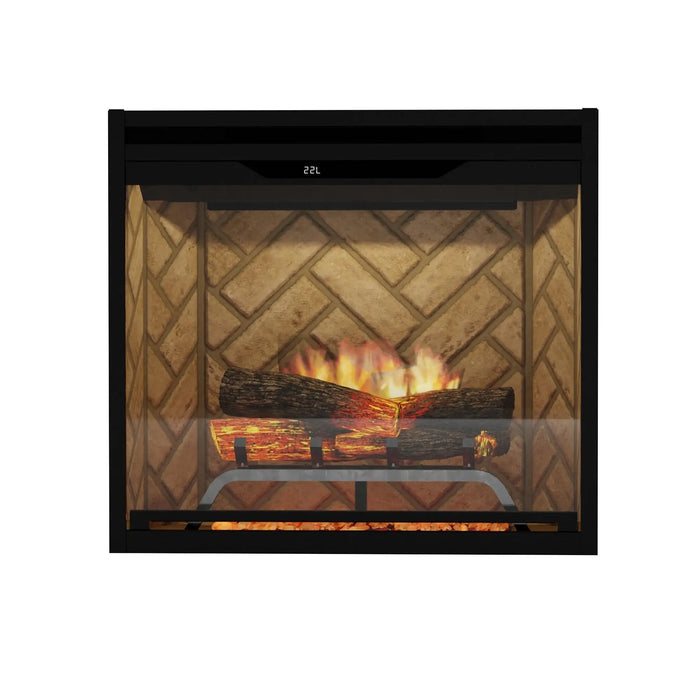 Dimplex Revillusion 24" Built-In Electric Firebox, Herringbone - REV24-HB Dimplex Dreamwood Living