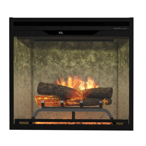 Dimplex Revillusion 24" Built-In Electric Firebox, Weathered Concrete - REV24-WC Dimplex Dreamwood Living
