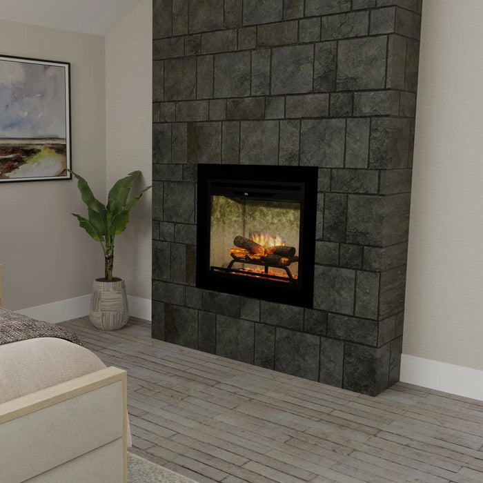 Dimplex Revillusion 24" Built-In Electric Firebox, Weathered Concrete - REV24-WC Dimplex Dreamwood Living