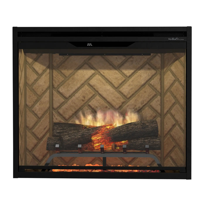 Dimplex Revillusion 30" Built-In Electric Firebox, Herringbone - REV30-HB Dimplex Dreamwood Living