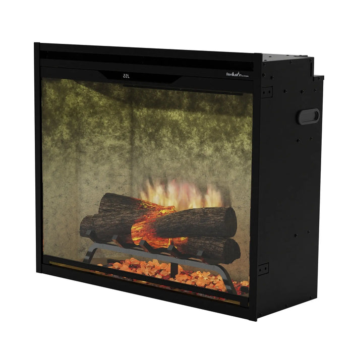 Dimplex Revillusion 30" Built-In Electric Firebox, Weathered Concrete - REV30-WC Dimplex Dreamwood Living
