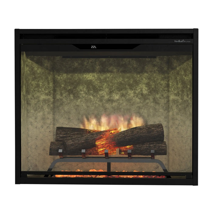 Dimplex Revillusion 30" Built-In Electric Firebox, Weathered Concrete - REV30-WC Dimplex Dreamwood Living