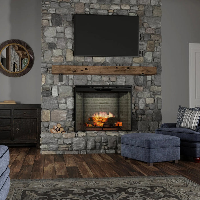 Dimplex Revillusion 36" Built-In Electric Firebox, Neutral Brick - REV36-NB Dimplex Dreamwood Living