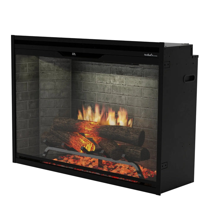 Dimplex Revillusion 36" Built-In Electric Firebox, Neutral Brick - REV36-NB Dimplex Dreamwood Living