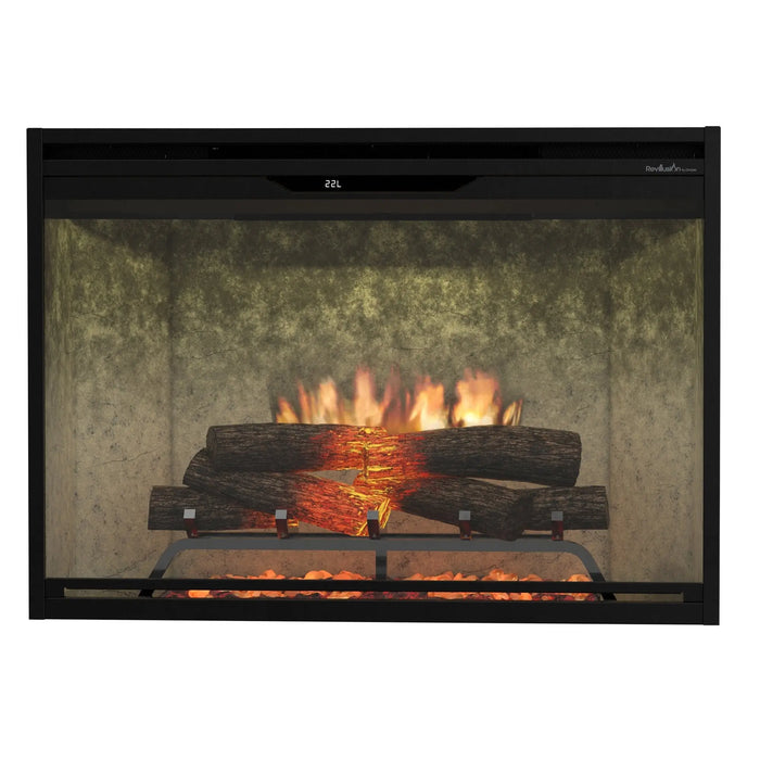 Dimplex Revillusion 36" Built-In Electric Firebox, Weathered Concrete - REV36-WC Dimplex Dreamwood Living
