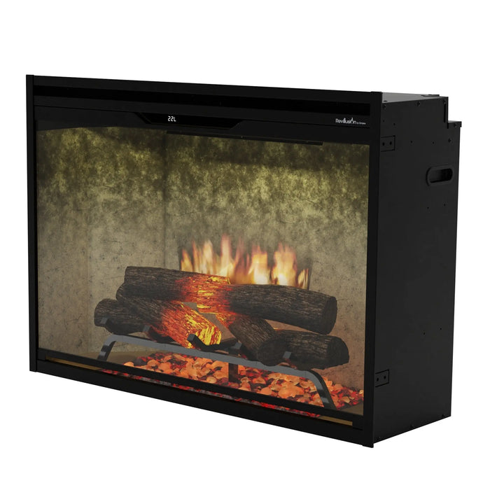 Dimplex Revillusion 36" Built-In Electric Firebox, Weathered Concrete - REV36-WC Dimplex Dreamwood Living