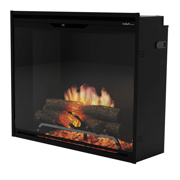 Dimplex Revillusion 36" Portrait Built-In Electric Firebox, Black - REV36P-BL Dimplex Dreamwood Living