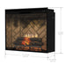 Dimplex Revillusion 36" Portrait Built-In Electric Firebox, Herringbone REV36P-HB - dimensions drawing with width, height and depth