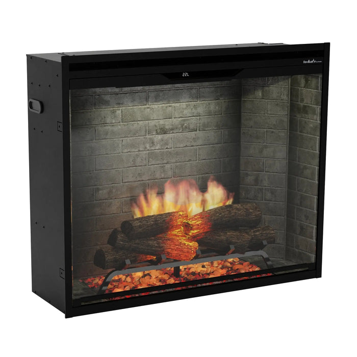 Dimplex Revillusion 36" Portrait Built-In Electric Firebox, Neutral Brick - REV36P-NB Dimplex Dreamwood Living