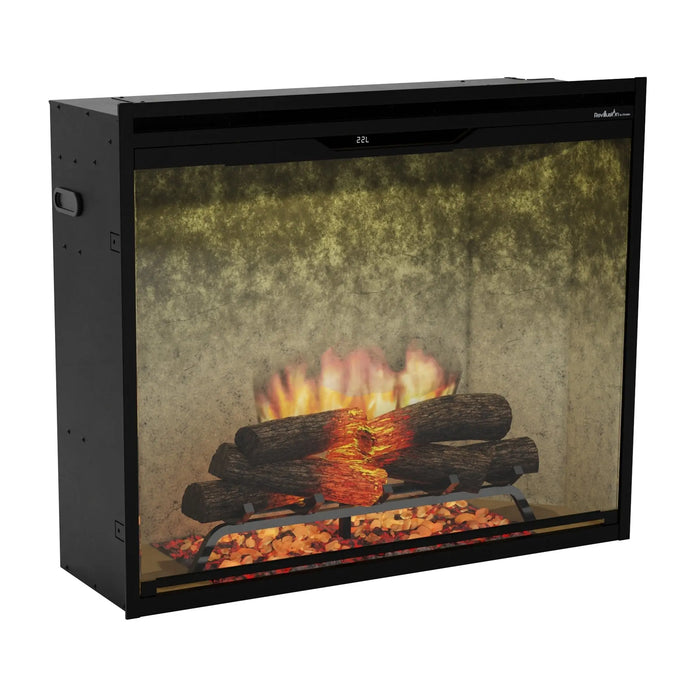 Dimplex Revillusion 36" Portrait Built-In Electric Firebox, Weathered Concrete - REV36P-WC Dimplex Dreamwood Living
