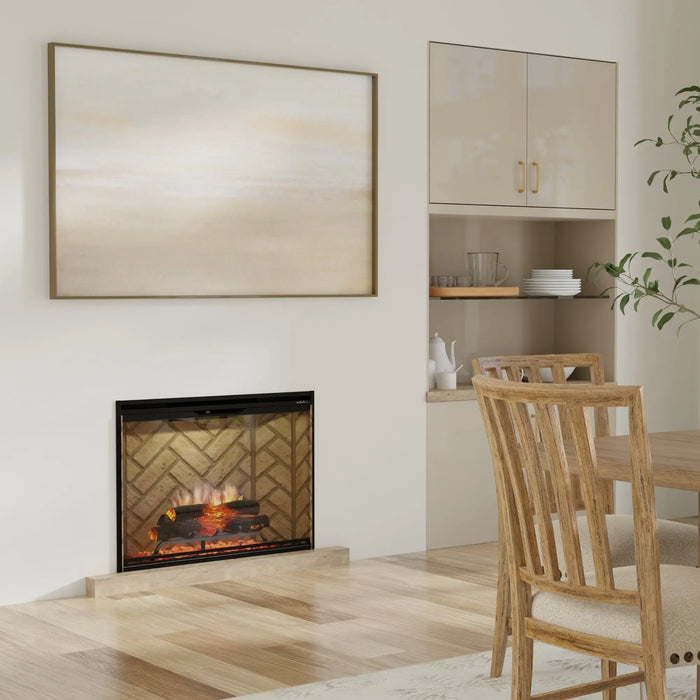 Dimplex Revillusion 42" Built-In Electric Firebox, Herringbone - REV42-HB Dimplex Dreamwood Living
