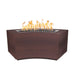 The Outdoor Plus OPT-DX(CS/HCP/SS)72 Dixie 72" Metal Collection Rectangular Gas Fire Pit