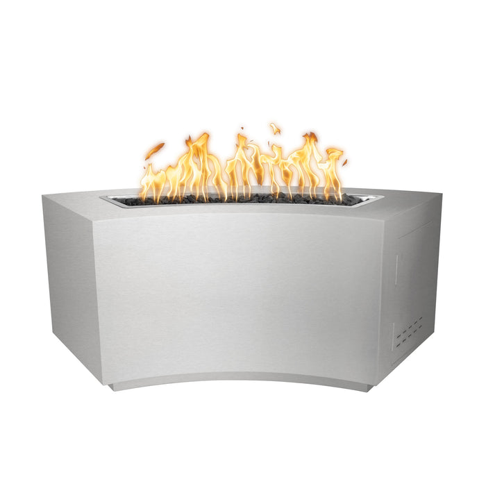 The Outdoor Plus OPT-DX(CS/HCP/SS)72 Dixie 72" Metal Collection Rectangular Gas Fire Pit