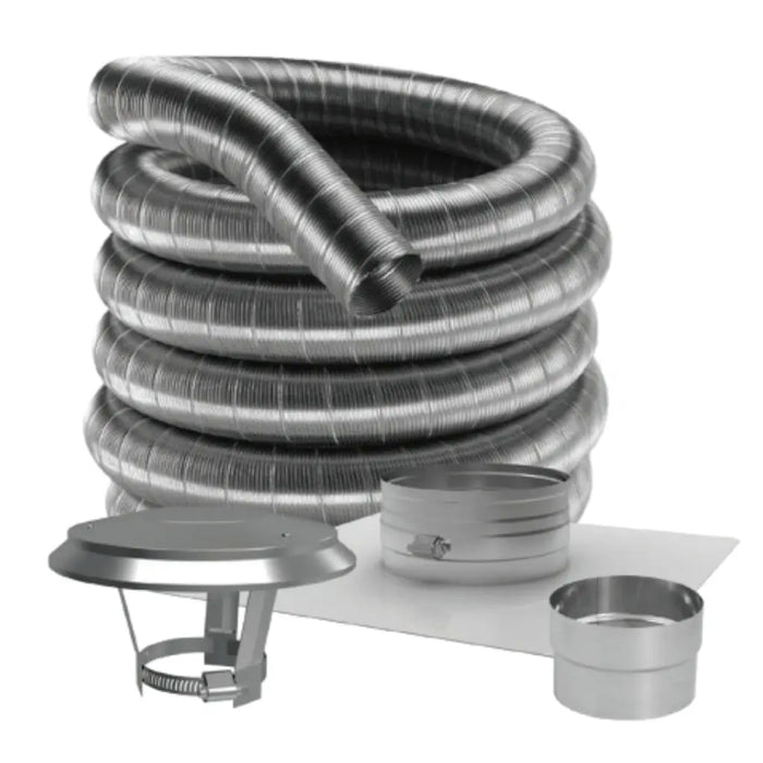 DuraVent 15' Flex Pipe Length DuraFlex 304 Stainless Steel Basic Kit DuraVent Dreamwood Living