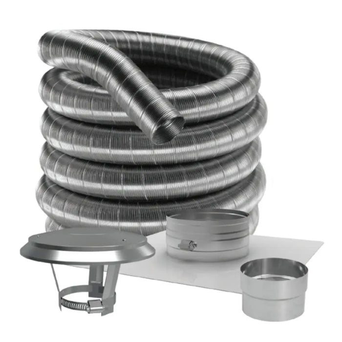 DuraVent 15' Flex Pipe Length DuraFlex 316 Stainless Steel Basic Kit DuraVent Dreamwood Living