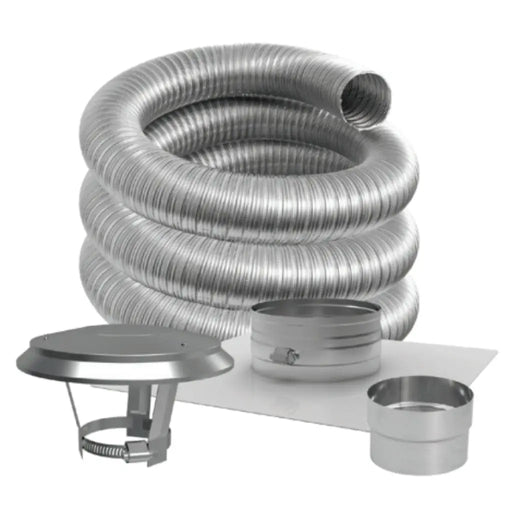 DuraVent 20' Flex Pipe Length DuraFlex Pro Top Plate/Cap Kit DuraVent Dreamwood Living