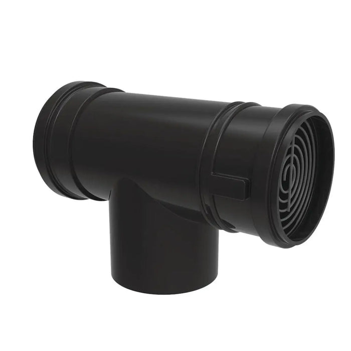 DuraVent 2"-4" Inner Diameter PolyPro Black Termination Tee DuraVent Dreamwood Living