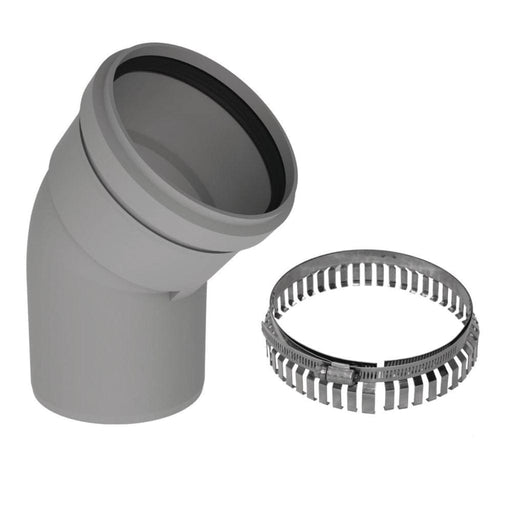 DuraVent 2"-8" Inner Diameter PolyPro 45-Degree Elbow DuraVent Dreamwood Living