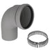 DuraVent 2"-8" Inner Diameter PolyPro 90-Degree Elbow DuraVent Dreamwood Living