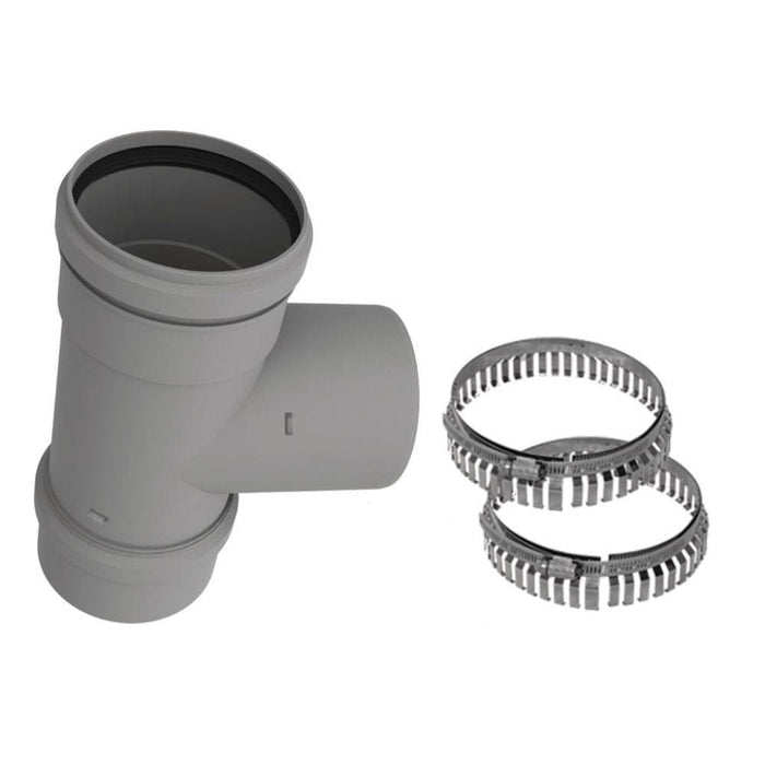 DuraVent 2"-8" Inner Diameter PolyPro Tee with Cap DuraVent Dreamwood Living