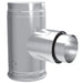 DuraVent 3"-4" Inner Diameter PelletVent Pro Adapter Tee With Clean-Out Tee Cap DuraVent Dreamwood Living