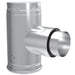 DuraVent 3"-4" Inner Diameter PelletVent Pro Adapter Tee With Clean-Out Tee Cap DuraVent Dreamwood Living