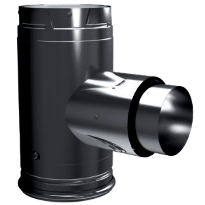 DuraVent 3"-4" Inner Diameter PelletVent Pro Adapter Tee With Clean-Out Tee Cap DuraVent Dreamwood Living