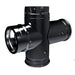 DuraVent 3"-4" Inner Diameter PelletVent Pro Double Tee With Clean-Out Tee Cap DuraVent Dreamwood Living