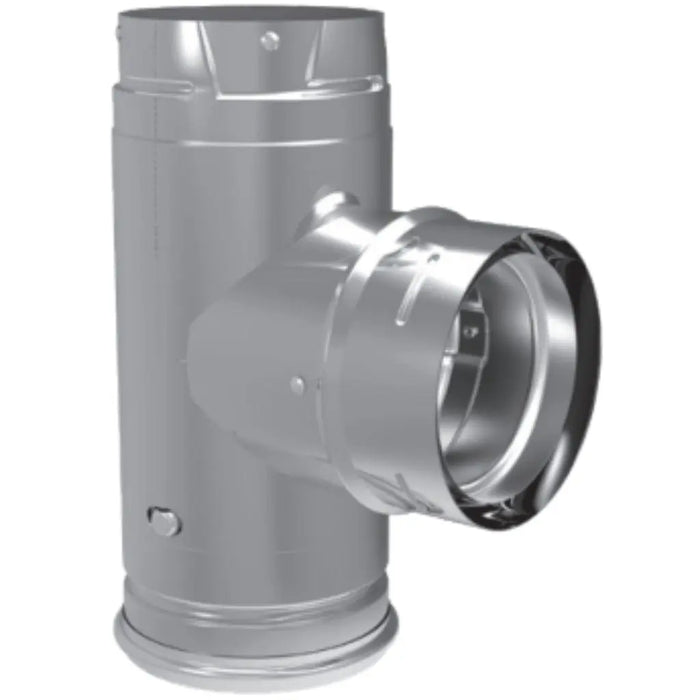 DuraVent 3"-4" Inner Diameter PelletVent Pro Single Tee With Clean-Out Tee Cap DuraVent Dreamwood Living