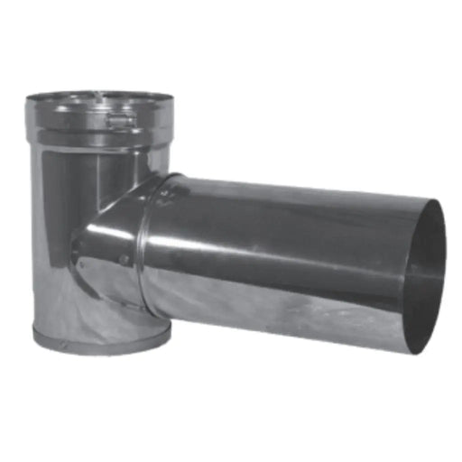 DuraVent 3"-8" Inner Diameter DuraFlex SS Tee with Cap DuraVent Dreamwood Living