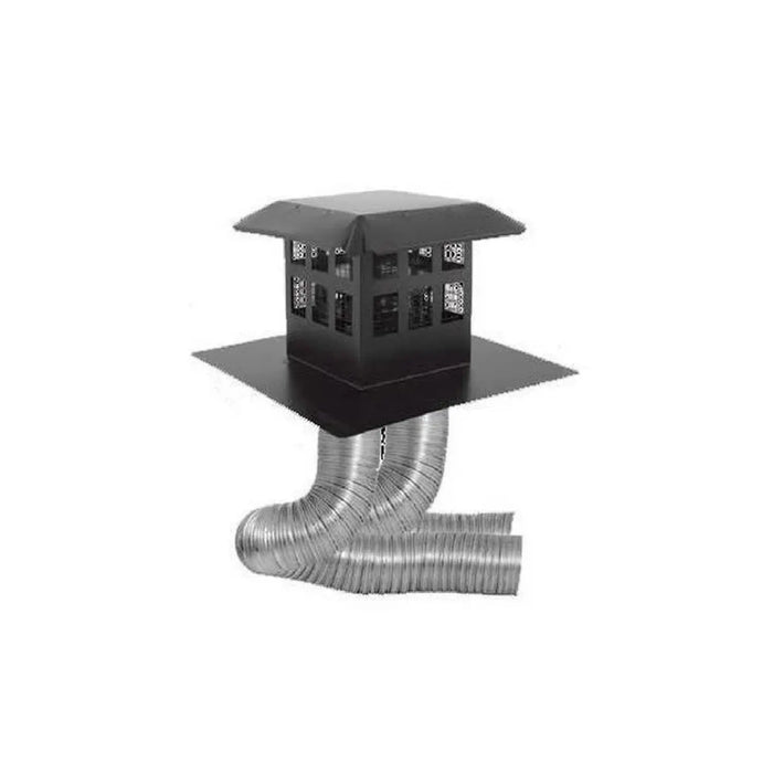 DuraVent 46DVA-CL33P DirectVent Pro Co-Linear Kit with Flex and Prairie Termination Cap DuraVent Dreamwood Living