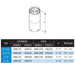 DuraVent 46DVA-TA DirectVent Pro Steel Adjustable Pipe, 4x6-5/8-inch Diameter DuraVent Dreamwood Living