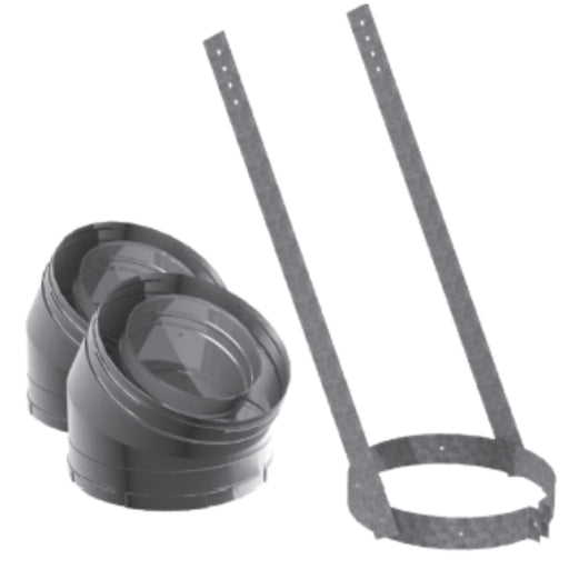 DuraVent 8" Inner Diameter DuraChimney ll Elbow Kit DuraVent Dreamwood Living
