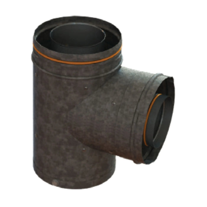 DuraVent Concentric Vent System 3" x 5" Galvalume Tee With Cleanout DuraVent Dreamwood Living