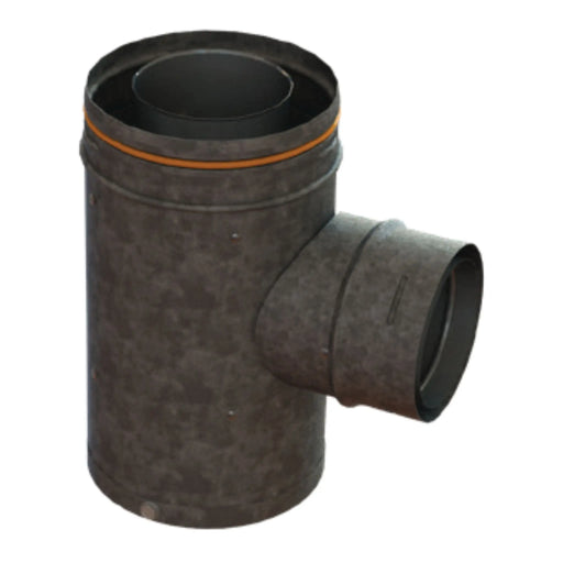 DuraVent Concentric Vent System 3" x 5" Increaser Tee With Cleanout DuraVent Dreamwood Living
