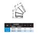 DuraVent DVA-E60 DirectVent Pro Galvanized Steel 60 Degree Elbow DuraVent Dreamwood Living