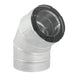DuraVent DVA-E60 DirectVent Pro Galvanized Steel 60 Degree Elbow DuraVent Dreamwood Living
