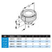 DuraVent DVA-VC-x DirectVent Pro Diameter Low-Profile Termination Cap DuraVent Dreamwood Living