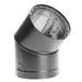 DuraVent DVL-E45 DVL Double-Wall Black 45 Degree Elbow DuraVent Dreamwood Living