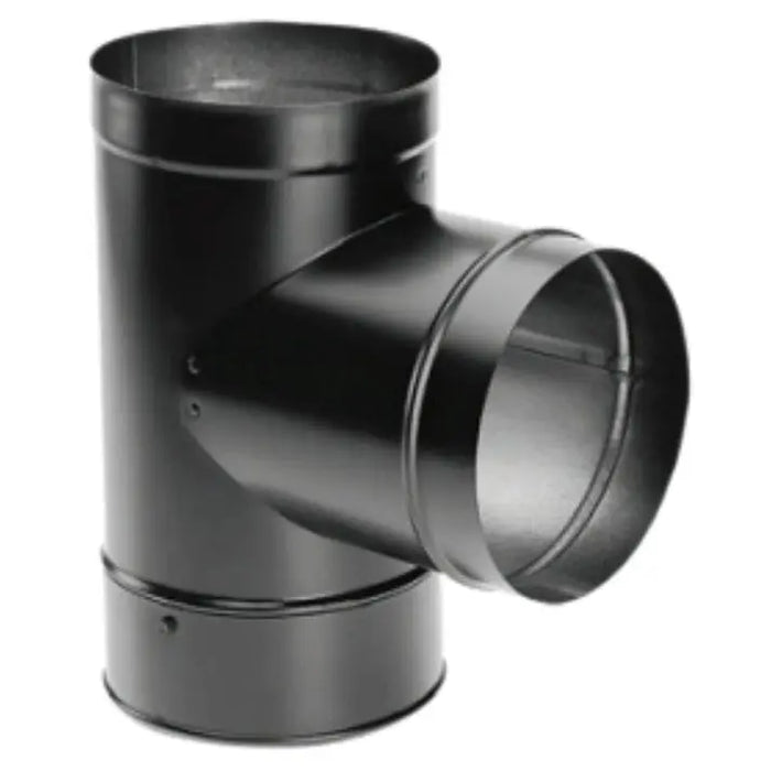 DuraVent DuraBlack 10" Tee With Clean-Out Cap